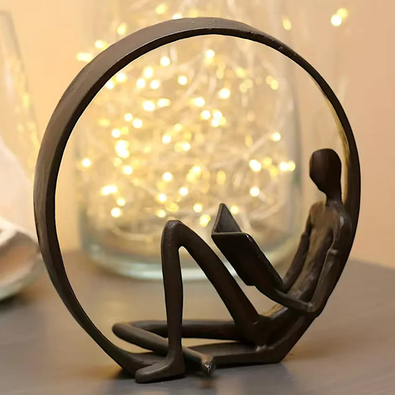 Serene Reader Sculpture dsgndrop