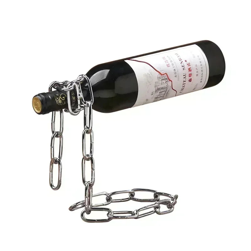 Suspension Chain Wine Bottle holder dsgndrop